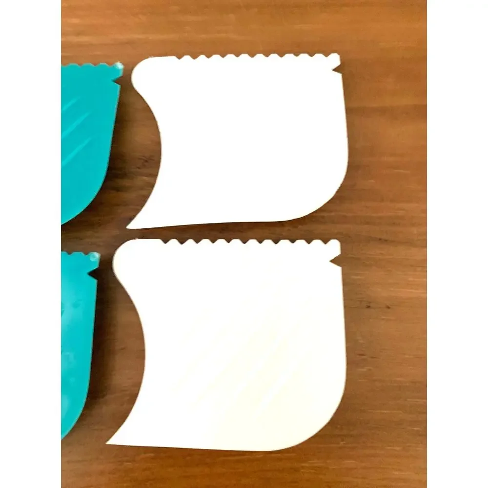 Tupperware Scrape Em All Scraper Scrubber Set 4 Vintage Gadget 2 Almond 2 Aqua